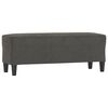 vidaXL Banc Gris fonc&eacute; 100x35x41 cm Velours