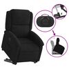 vidaXL Fauteuil inclinable Noir Velours