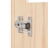 vidaXL Portes de cuisine d'ext&eacute;rieur 2pcs 50x9x82cm bois de pin massif