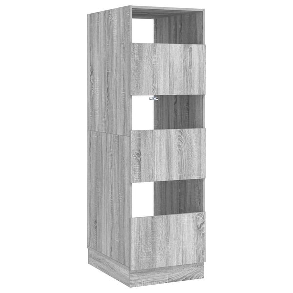 vidaXL Armoire &agrave; Laver Gris Sonoma 50 x 68 x 162 cm Bois d'ing&eacute;nierie