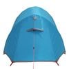 vidaXL Tente de camping tunnel 3 personnes bleu imperméable