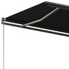 vidaXL Auvent automatique sur pied 350x250 cm Anthracite