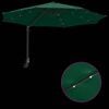 vidaXL Parasol de jardin Vert 248 x 248 x 148 cm Polyester et Acier