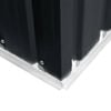 vidaXL Abri de stockage pour jardin Anthracite Acier 257x205x178 cm
