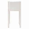 vidaXL Jardini&egrave;res 2 pcs Blanc 40x40x81 cm Bois massif de pin