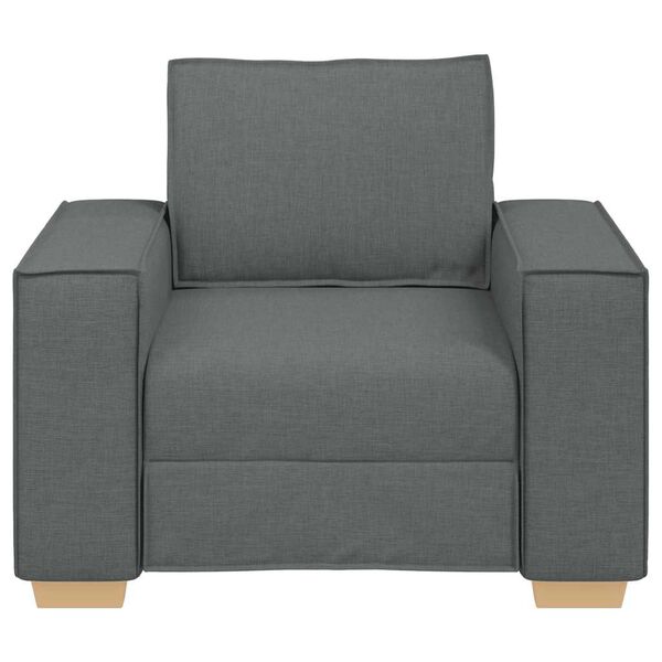 vidaXL Canap&eacute; Fauteuil Gris Fonc&eacute; 100x78x84 cm Tissu
