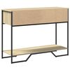 vidaXL Table console chêne sonoma 100x35x74,5 cm bois d'ingénierie