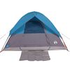 vidaXL Tente de camping &agrave; d&ocirc;me 4 personnes bleu imperm&eacute;able