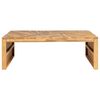 vidaXL Table basse Bois de teck massif 110x35x38 cm