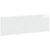 vidaXL T&ecirc;te de lit murale DELFT Blanc brillant Bois d'ing&eacute;nierie