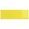 vidaXL Protection de cuisine 2 pcs Jaune 120 x 40 cm verre trempé
