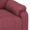 vidaXL Fauteuil de massage Rouge bordeaux Tissu