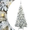 vidaXL Sapin de No&euml;l Artificiel &agrave; Branches Articul&eacute;es Blanc 210 cm