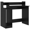 vidaXL Bureau Ch&ecirc;ne noir 97 x 45 x 90 cm Bois d'ing&eacute;nierie
