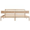vidaXL Cadre de lit sans matelas 200x200 cm bois massif de pin