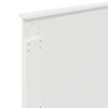 vidaXL Cadre de lit Blanc 75 x 190 cm Bois de pin massif