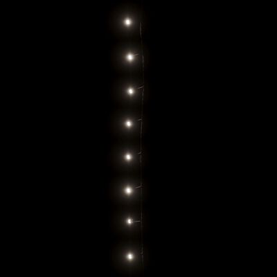 vidaXL Guirlande lumineuse 1000 LED Intérieur et extérieur 100 m Blanc