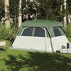 vidaXL Tente de cabine familiale 6 personnes vert imperm&eacute;able