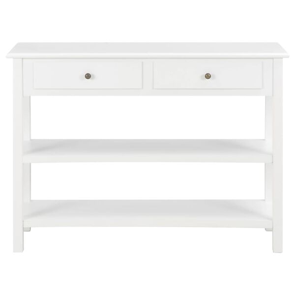 vidaXL Buffet Blanc 110x35x80 cm MDF