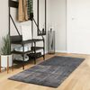 vidaXL Tapis HUARTE &agrave; poils courts doux et lavable anthracite 80x200cm