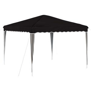 vidaXL Tente de f&ecirc;te pop-up Noir 288 x 288 x 245 cm Tissu Oxford