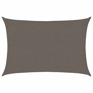vidaXL Voile d'ombrage 160 g/m&sup2; Anthracite 2x2,5 m PEHD