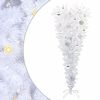vidaXL Sapin de No&euml;l artificiel avec 150 LED Blanc 120 cm PVC et Acier