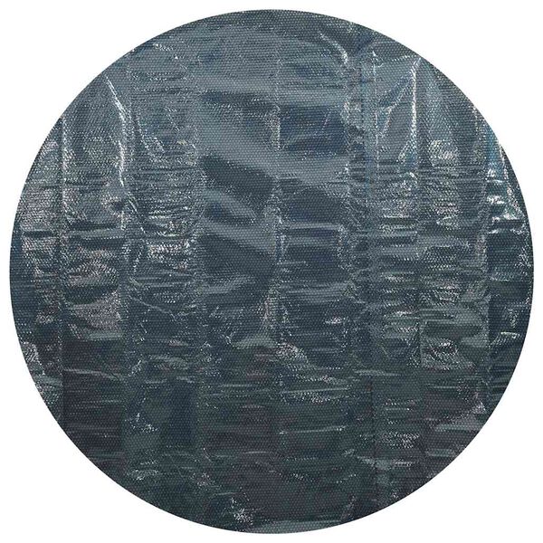 vidaXL Film solaire de piscine flottant PE 527 cm Noir et bleu