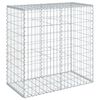 vidaXL Panier gabion avec couvercle 100x50x100 cm fer galvanisé