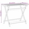 vidaXL Table de Jardin Marron 90 x 55 x 75 cm Bois d'Acacia Massif