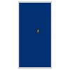 vidaXL Classeur gris clair et bleu 90x40x180 cm acier