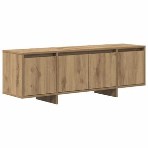 vidaXL Meuble TV ch&ecirc;ne artisanal 120x30x40,5 cm bois d'ing&eacute;nierie
