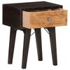vidaXL Table de chevet 40 x 30 x 50 cm Bois de r&eacute;cup&eacute;ration massif