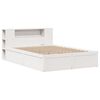 vidaXL Cadre de lit sans matelas blanc 160x200 cm bois de pin massif