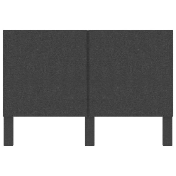 vidaXL Tête de lit Gris foncé Tissu 180x200 cm