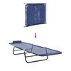 vidaXL Chaise longue pliante 2 pcs Bleu marine 182 x 55 x 85,5 cm