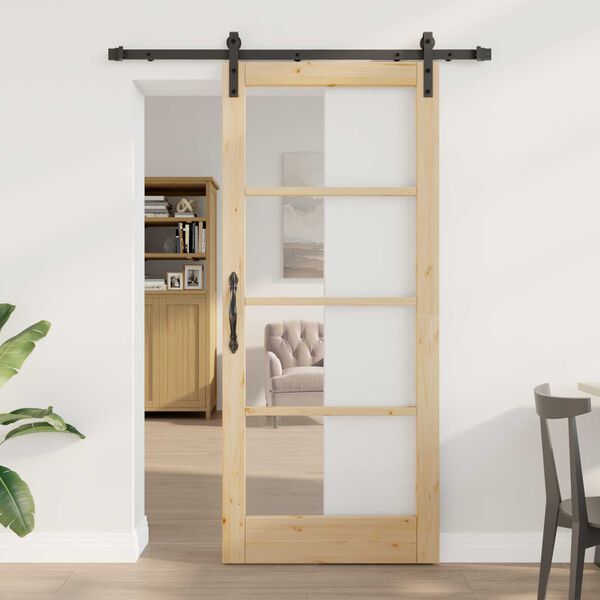 vidaXL Porte coulissante ORKDAL Naturel 86 x 198,5 cm