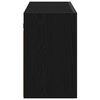 vidaXL Armoire murale de bain noir 100x25x40 cm bois d'ing&eacute;nierie