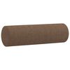 vidaXL Ensemble de canap&eacute;s 2 pcs avec coussins marron tissu