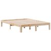 vidaXL Lit bibliothèque sans matelas 150x200 cm bois massif de pin