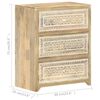 vidaXL Buffet 60x35x75 cm Bois de manguier massif