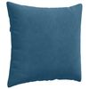 vidaXL Coussins de canap&eacute; 2 pcs Bleu 45 x 45 cm