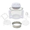 vidaXL Four &agrave; convection halog&egrave;ne avec bague d'extension 800 W 10 L
