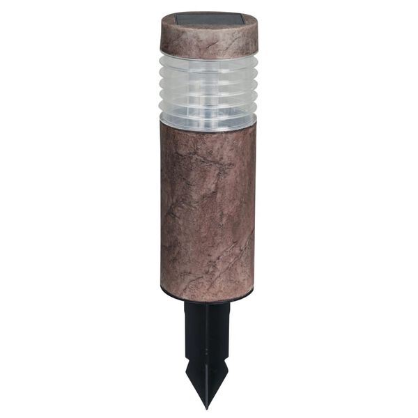 Luxform Lampe de jardin LED solaire intelligente hybride Anthracite