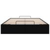 vidaXL Cadre de lit ottoman sans matelas noir 120x200 cm similicuir