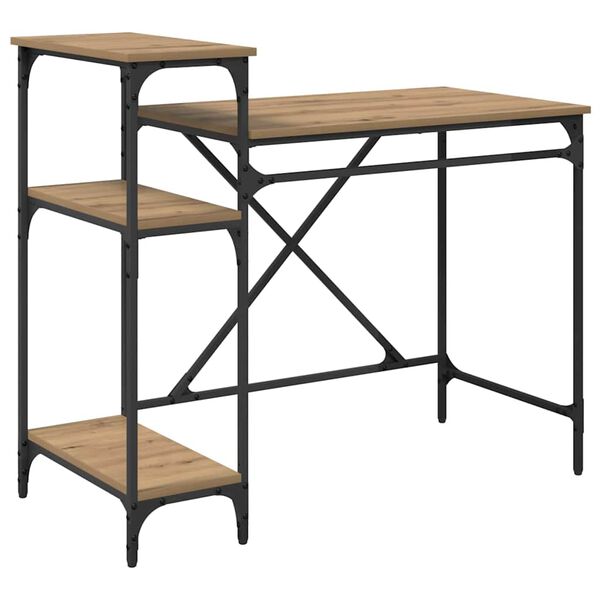 vidaXL Bureau Chêne artisanal 105 x 50 x 90 cm Bois d'ingénierie