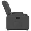 vidaXL Fauteuil inclinable &eacute;lectrique gris fonc&eacute; tissu