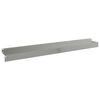 vidaXL Bordure de Pelouse 10 pcs 100 x 10 x 8 cm Acier Argent&eacute;