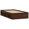 vidaXL Cadre de lit sans matelas chêne marron 90x190 cm
