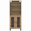 vidaXL Haut Armoire Ch&ecirc;ne artisanal 69,5 x 34 x 180 cm